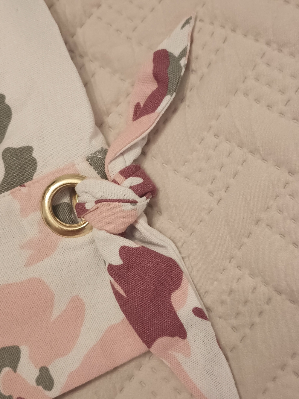 Ellen Tracy Floral Tie-Sleeve Blazer Jacket Linen White with Pink & Olive M - Picture 5 of 9